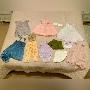 Baby Girl Clothes Lot Size 9-18 Months